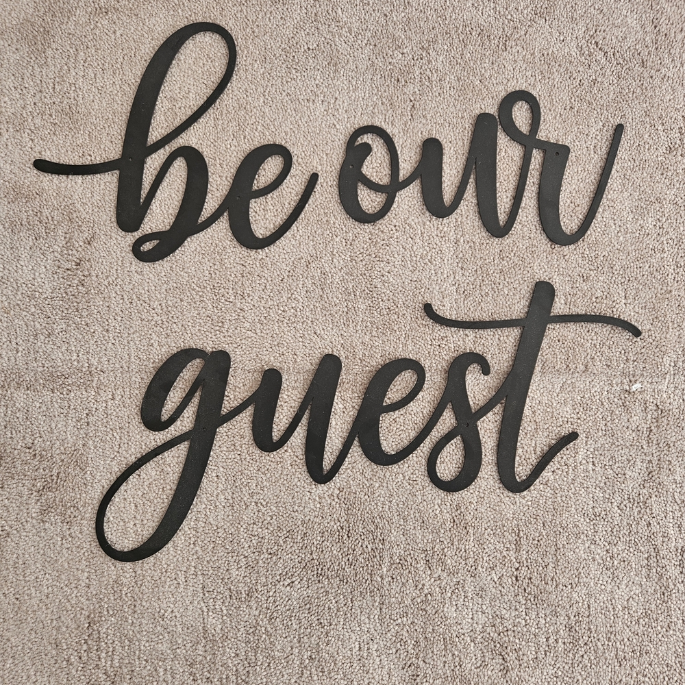 Disney Black Script Wall Decor